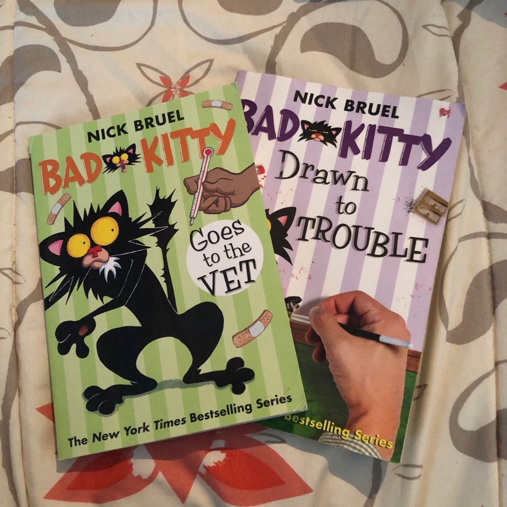 SOLD SOLD SOLD Bad kitty set of 2 books